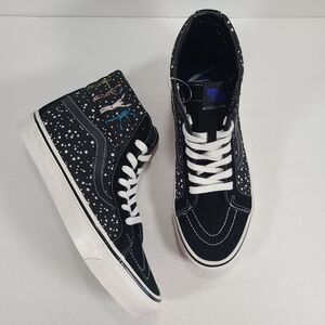 Vans Sk8-Hi 38 DX Anaheim Factory Cosmic Love Black White Sneakers Men Size 9